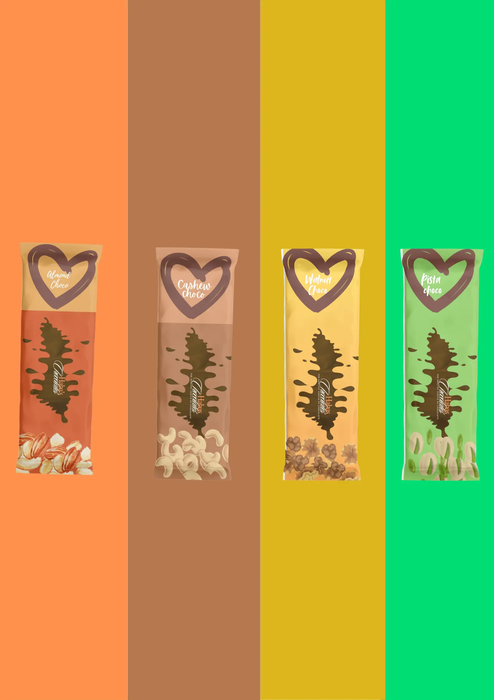 Habas chocolates